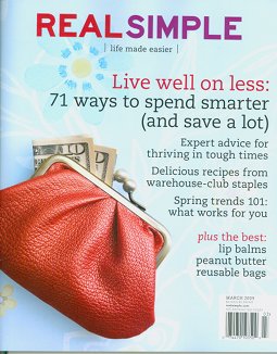 Real Simple : A Day In The (frugal) Life