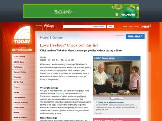 The Today Show : Love Freebies? Check Out This List Click On These Web Sites Where You Can Get Goodies Without Paying A Dime