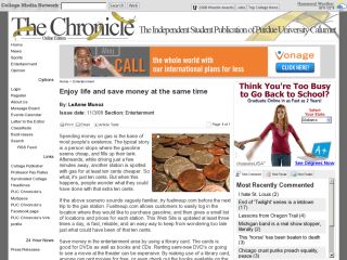 The Chronicle : Enjoy Life And Save Money At The Same Time 